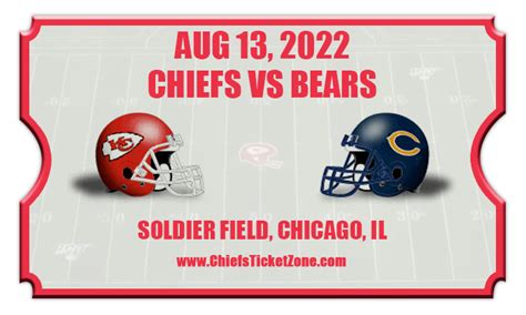 Chicago Bears on SeatGeek. . Bears chiefs tickets